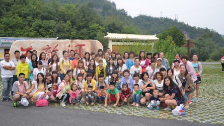 2015年西安公司河(hé)北鄖西五龍河(hé)旅遊