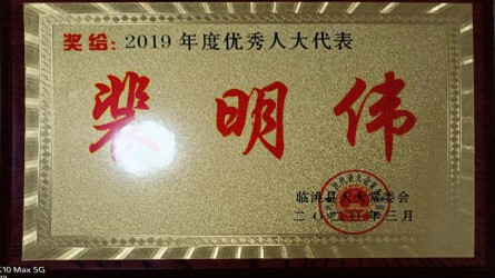 2019年度優秀人(rén)大(dà)代表